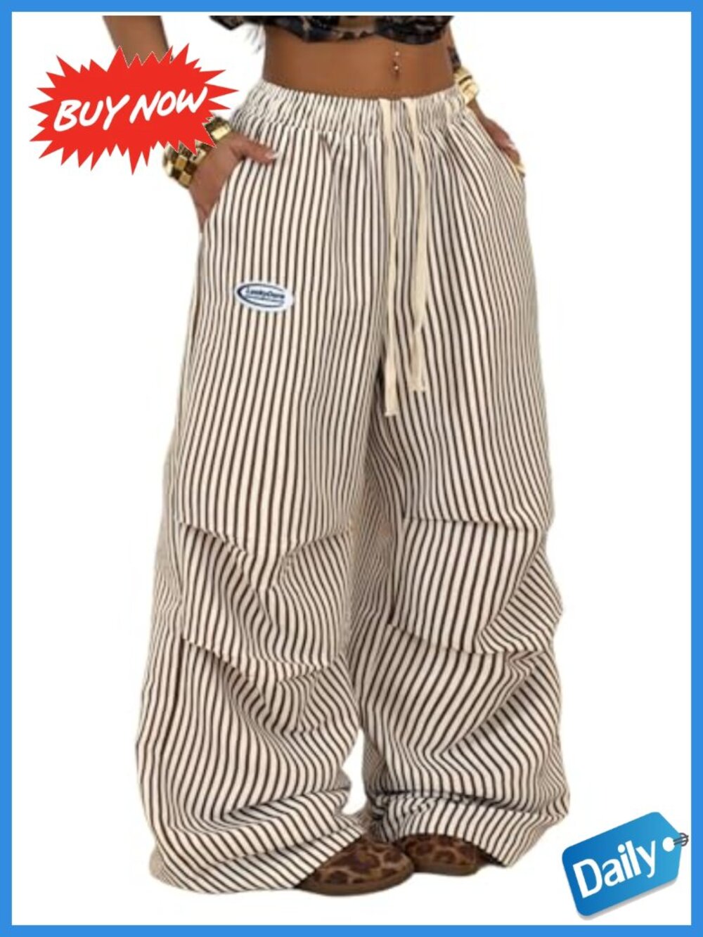 Women Wide Leg Cargo Pants High Waisted Baggy Lounge Trousers Pockets Y2K
